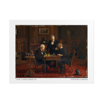 Thomas Eakins the chess match