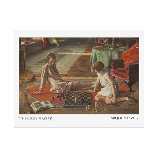 the chess players sir john lavery poster